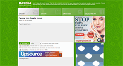 Desktop Screenshot of base64decode.org